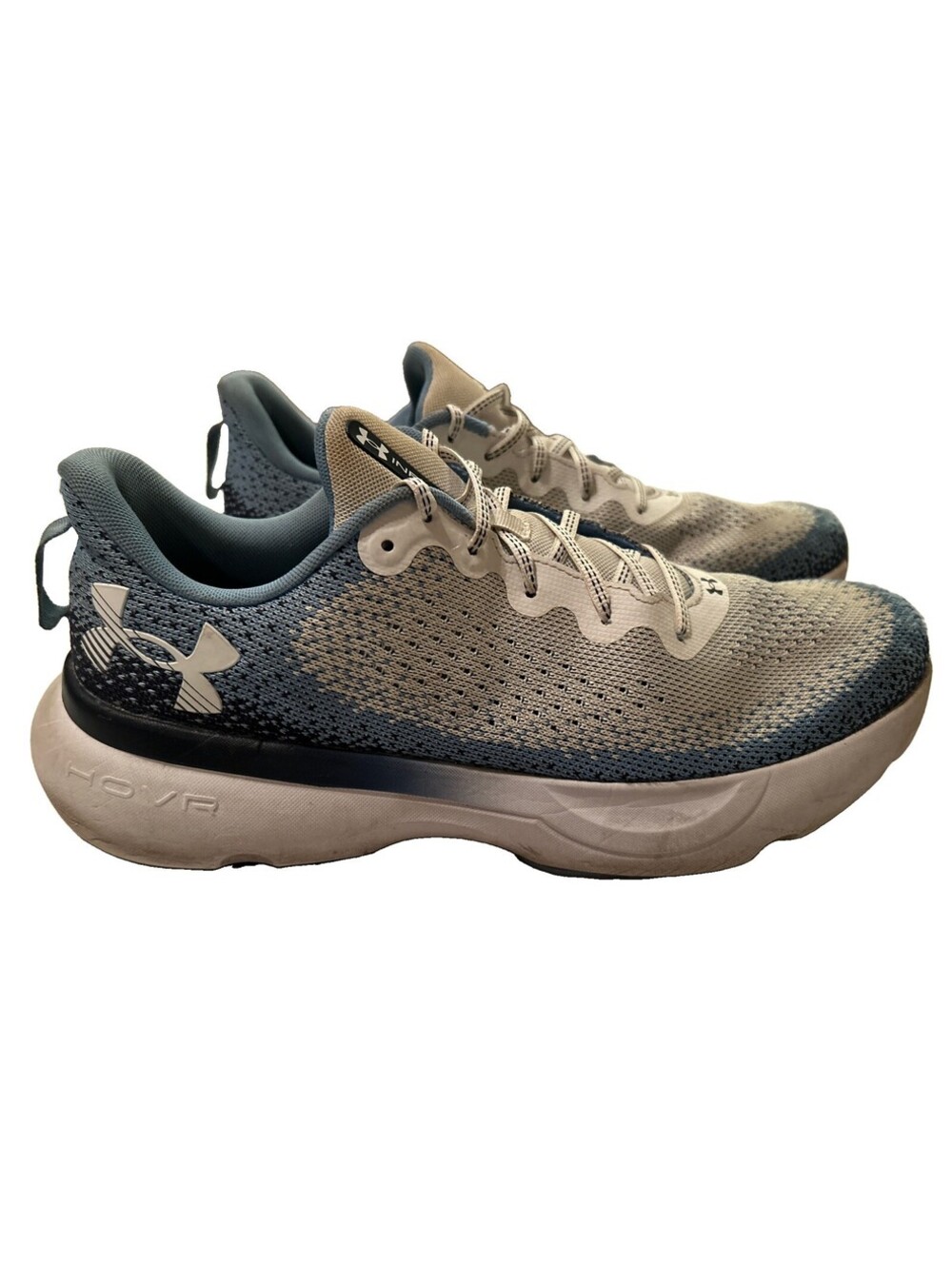 Under Armour Infinite Men's Running Shoes Size 13 White Blue Gray HOVR